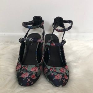 Indigo rd. Floral Print Heel